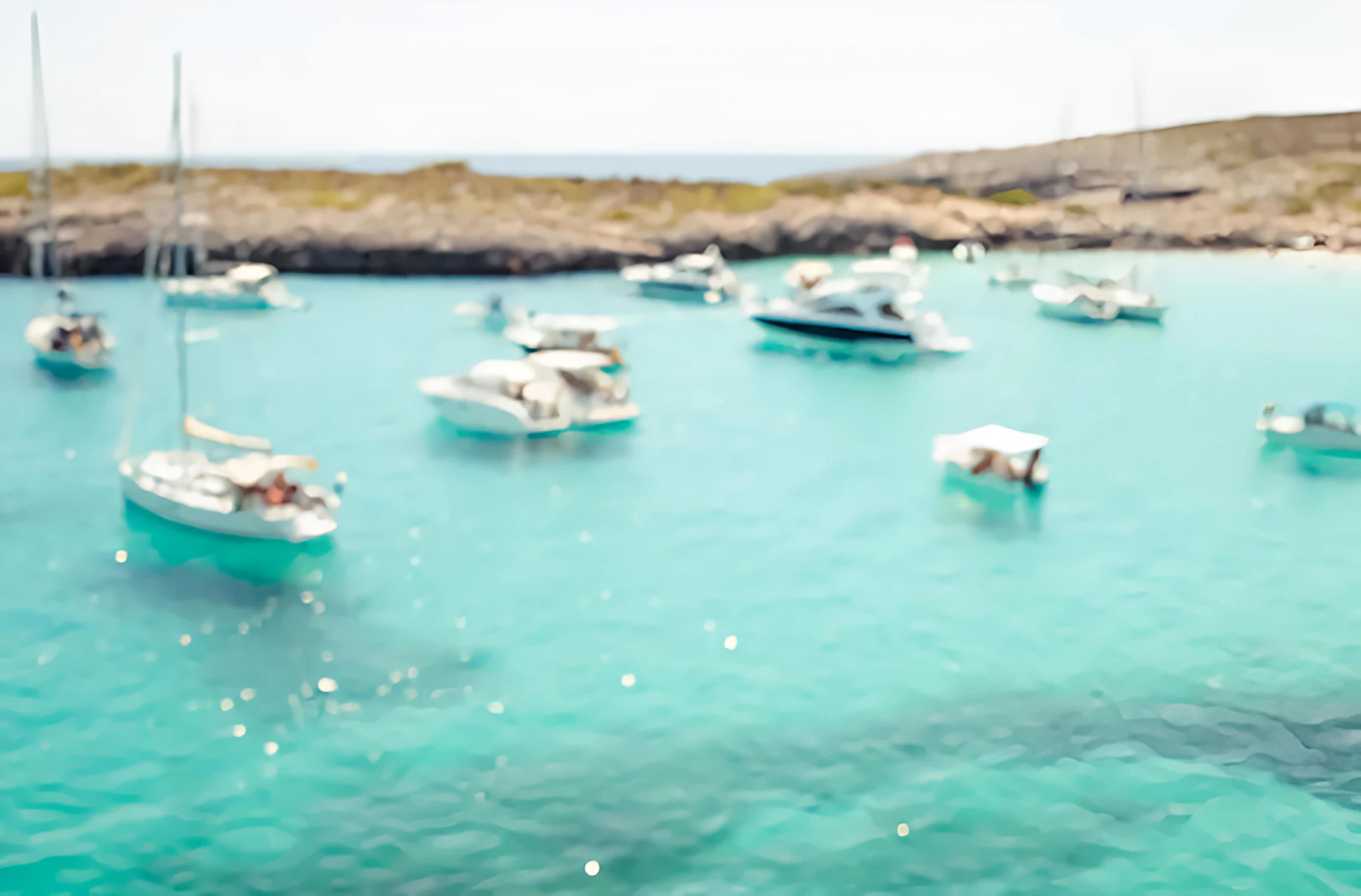 yachts on the beach